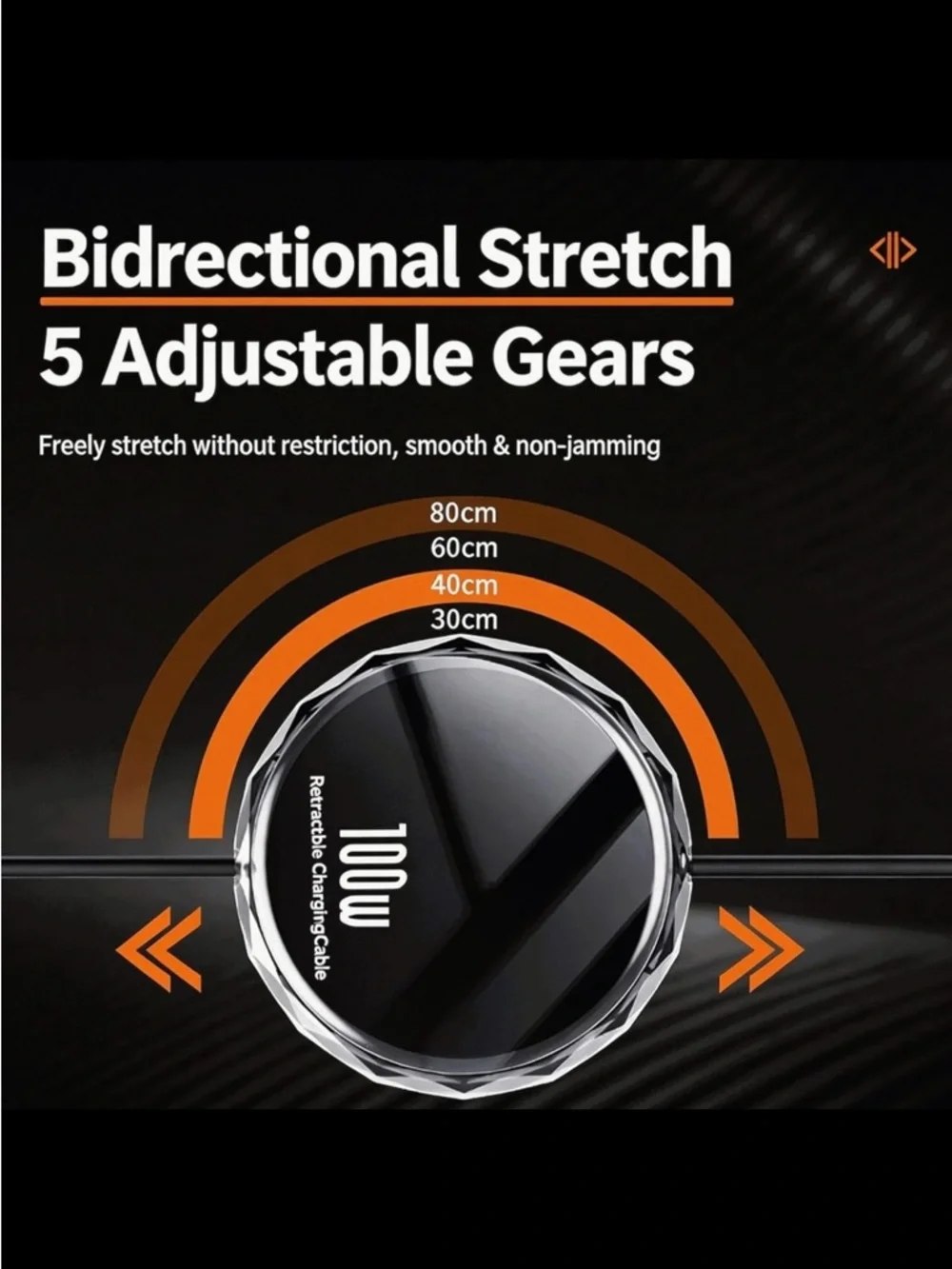 💞 New Retractable 3-in-1 USB-A to USB-C, Lightning, & Micro USB Charging Cable